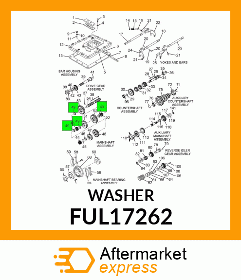 WASHER FUL17262