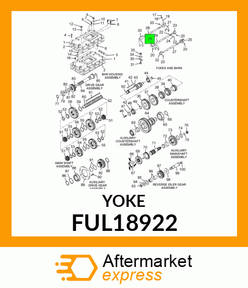 YOKE FUL18922