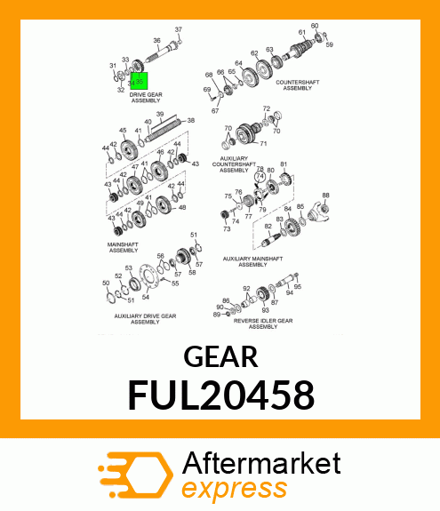 GEAR FUL20458