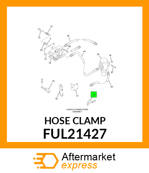 HOSECLAMP FUL21427