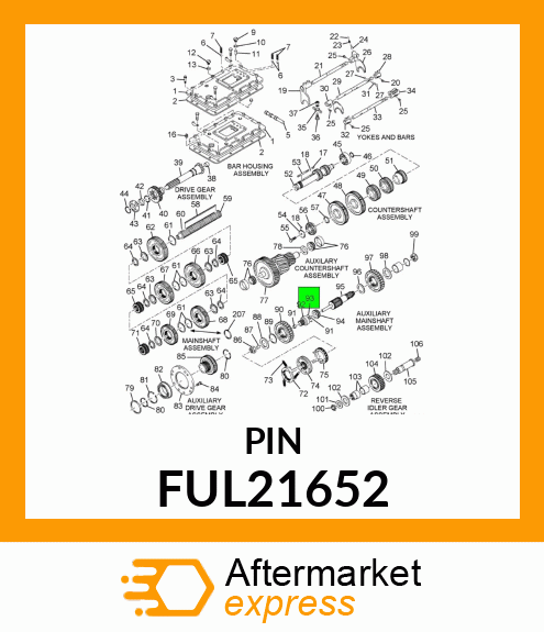 PIN FUL21652