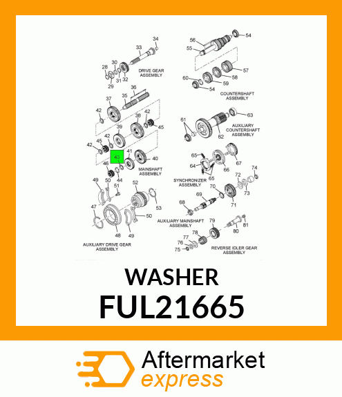 WASHER FUL21665