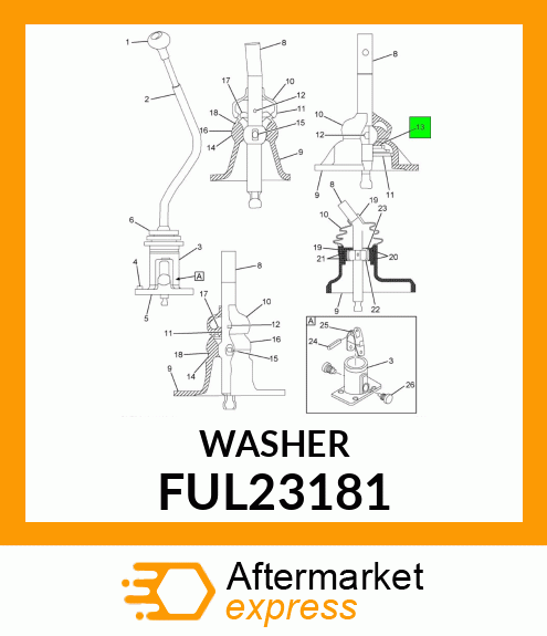 WASHER FUL23181