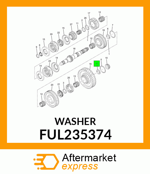 WASHER FUL235374