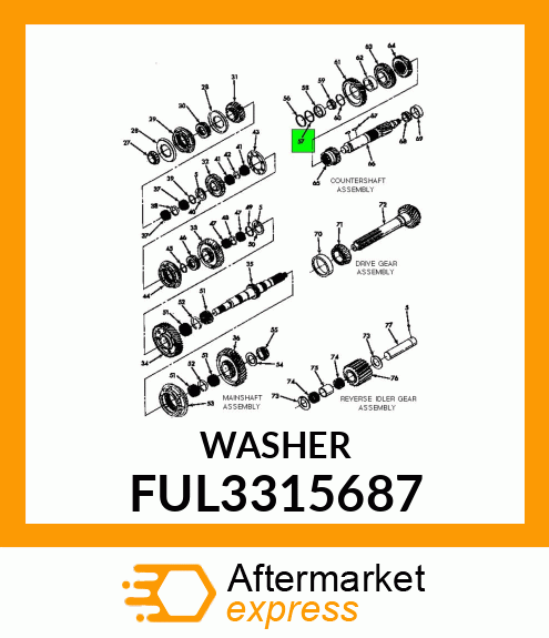 WASHER FUL3315687