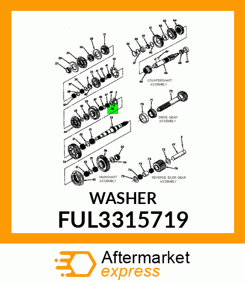 WASHER FUL3315719