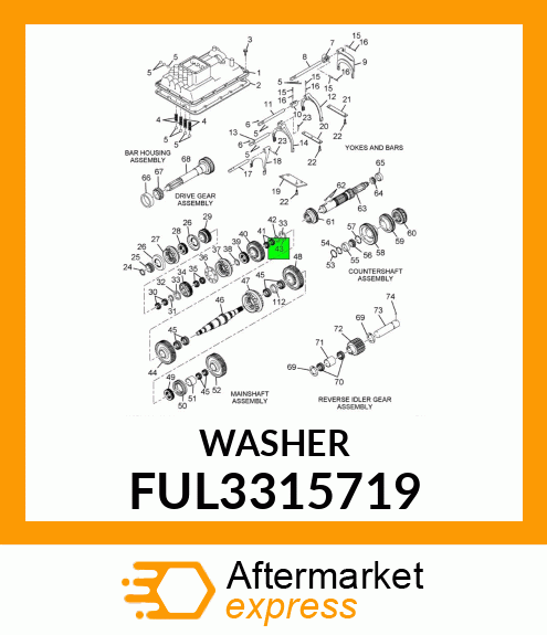 WASHER FUL3315719