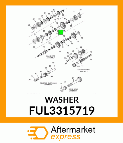 WASHER FUL3315719