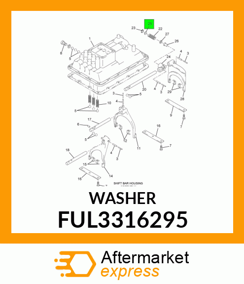 WASHER FUL3316295