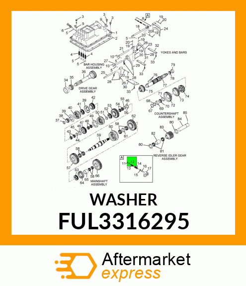 WASHER FUL3316295