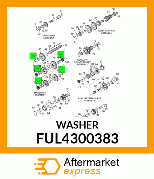 WASHER FUL4300383