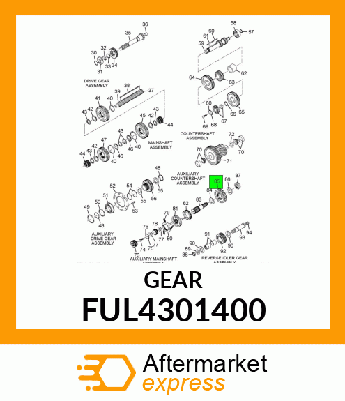 GEAR FUL4301400