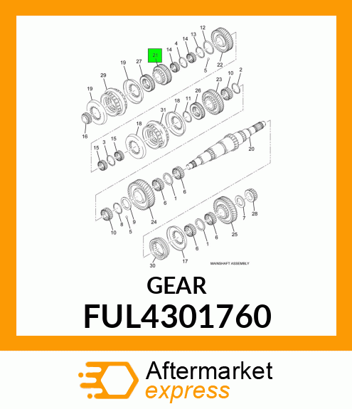 GEAR FUL4301760