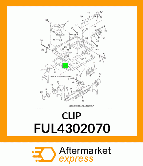 CLIP FUL4302070