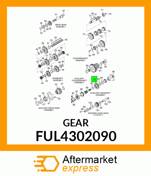 GEAR FUL4302090
