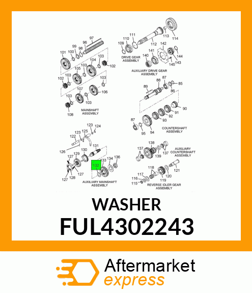 WASHER FUL4302243