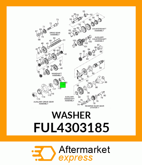 WASHER FUL4303185