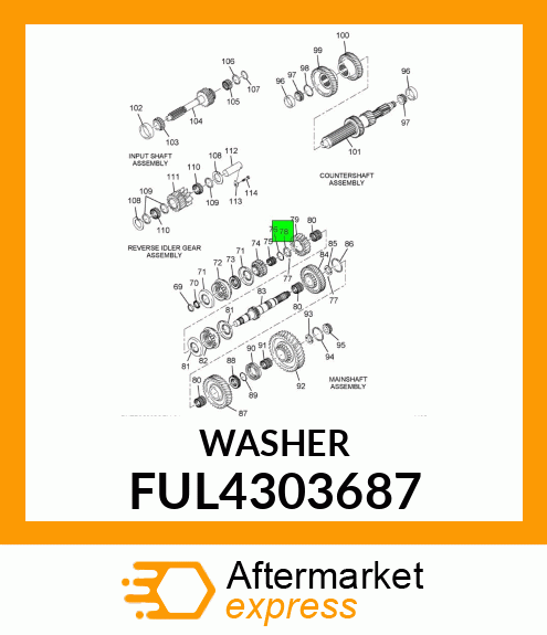 WASHER FUL4303687