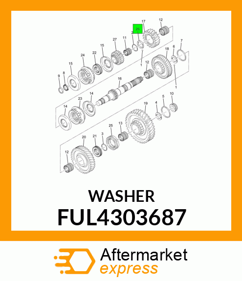 WASHER FUL4303687