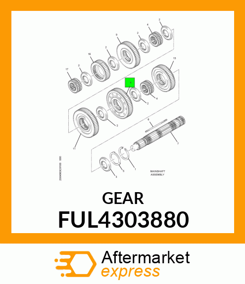 GEAR FUL4303880