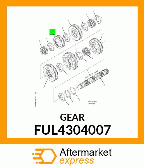 GEAR FUL4304007