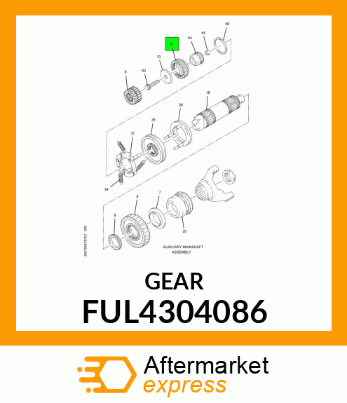 GEAR FUL4304086