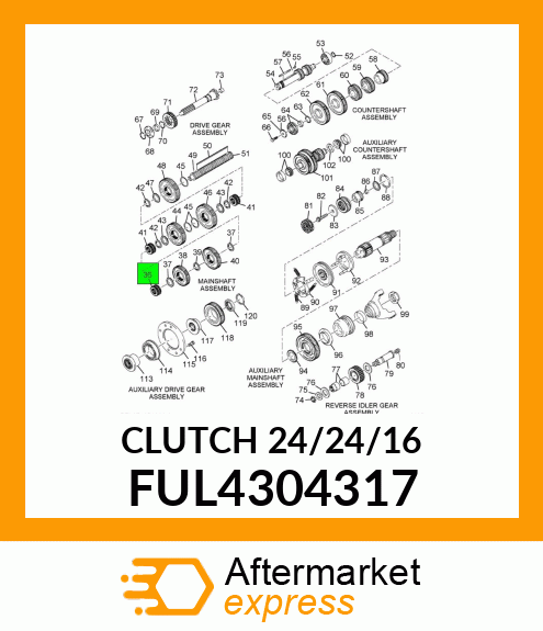 CLUTCH24/24/16 FUL4304317