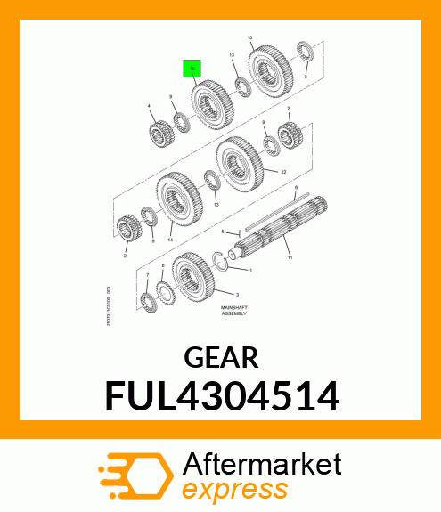 GEAR FUL4304514