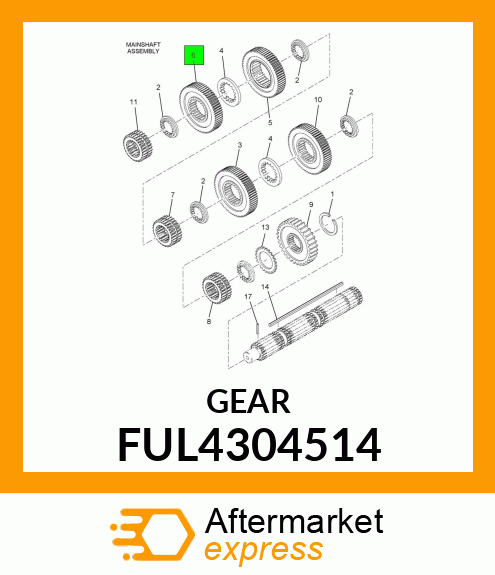 GEAR FUL4304514