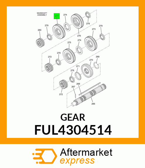 GEAR FUL4304514