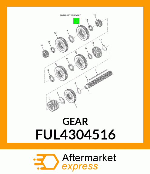 GEAR FUL4304516