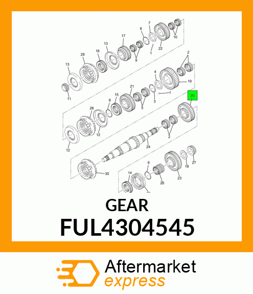 GEAR FUL4304545