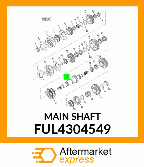 MAINSHAFT FUL4304549