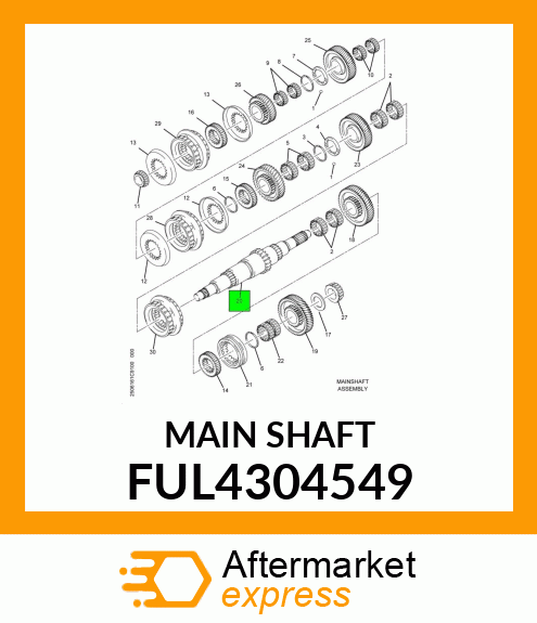 MAINSHAFT FUL4304549