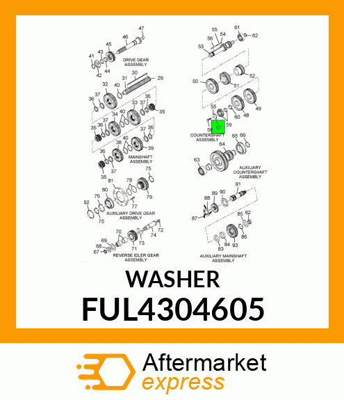 WASHER FUL4304605