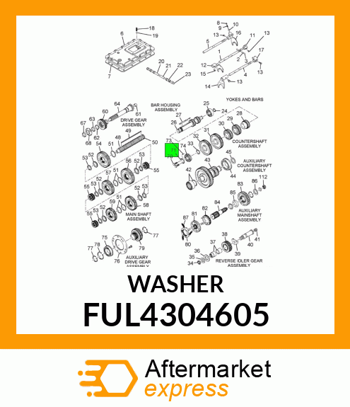 WASHER FUL4304605