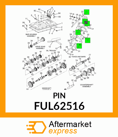 PIN FUL62516