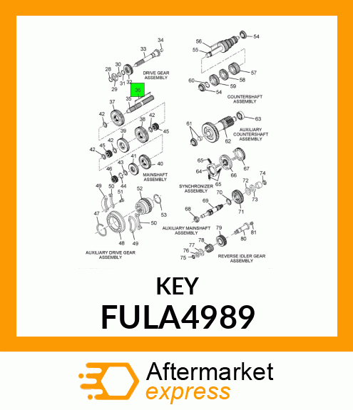 KEY FULA4989