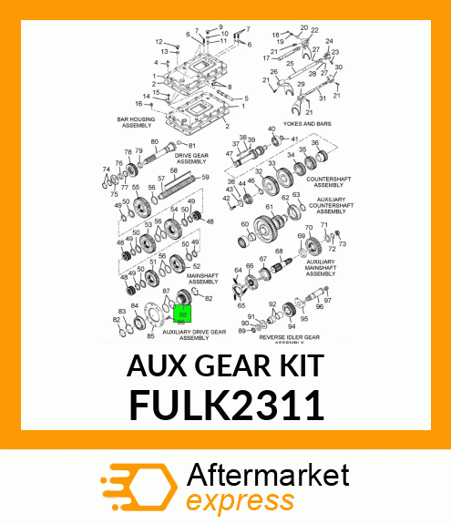 AUXGEARKIT FULK2311