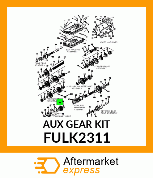 AUXGEARKIT FULK2311