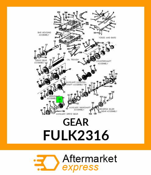 GEAR FULK2316