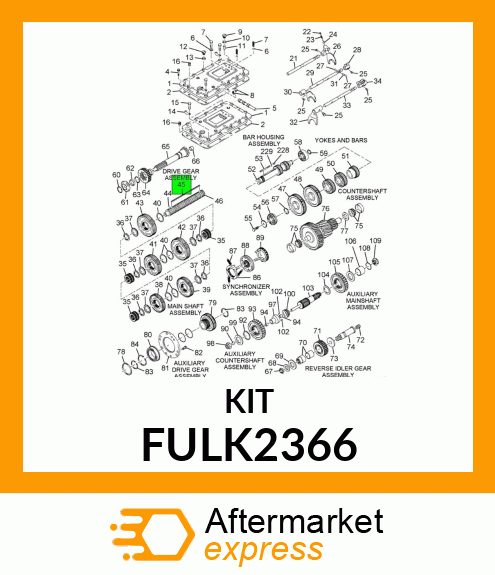 KIT10PC FULK2366
