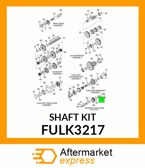 SHAFTKIT FULK3217