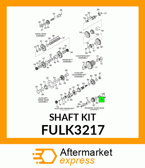 SHAFTKIT FULK3217