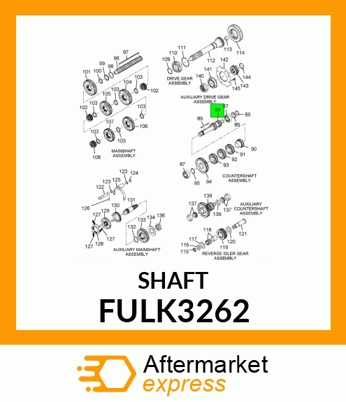 SHAFT FULK3262