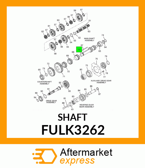 SHAFT FULK3262