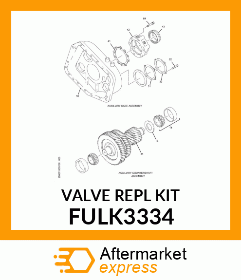 VALVEREPLKIT FULK3334