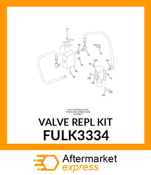 VALVEREPLKIT FULK3334