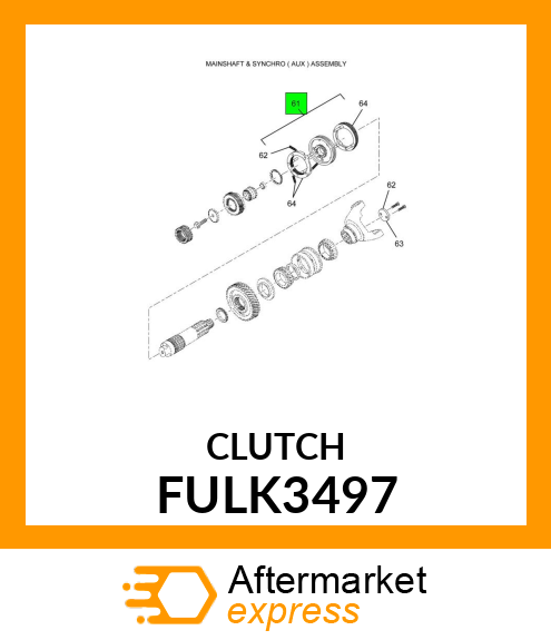 CLUTCH FULK3497