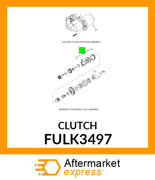 CLUTCH FULK3497